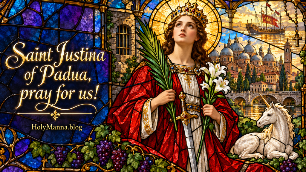 October 7th – Saint of the Day: Saint Justina of Padua, Virgin &&nbsp;Martyr